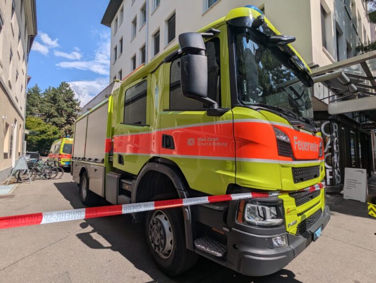 Grossaufgebot nach Stoff-Fund in Kreis 8